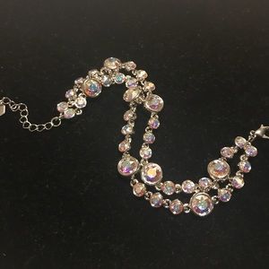 Swarovski iridescent aurora borealis bracelet